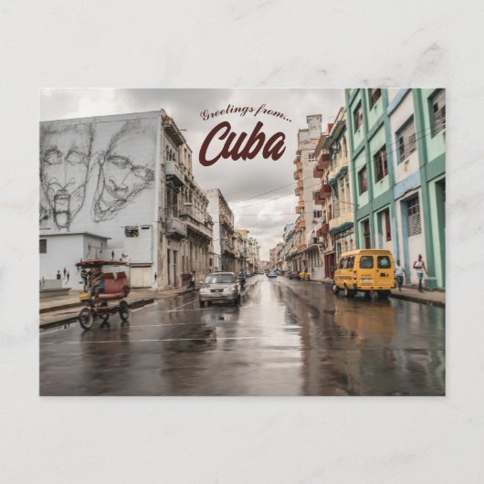 Een regenachtige dag in La Habana Briefkaart (Voorkant)