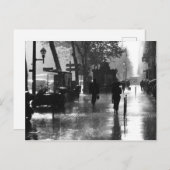 Een regenachtige dag in Parijs Briefkaart (Voorkant / Achterkant)