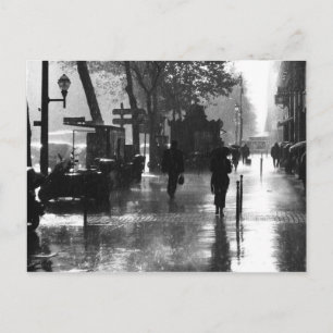 Een regenachtige dag in Parijs Briefkaart