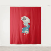 Een regenachtige madeliefje (1905) Grijze Litho. C Wandkleed (Voorkant)