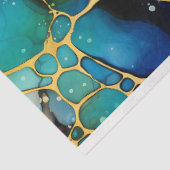 Een Regenboog Alcohol Ink Series Design 7 Tissuepapier (Detail)