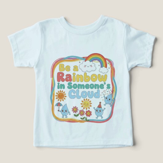 Een regenboog in iemands wolk (Design voorkant)