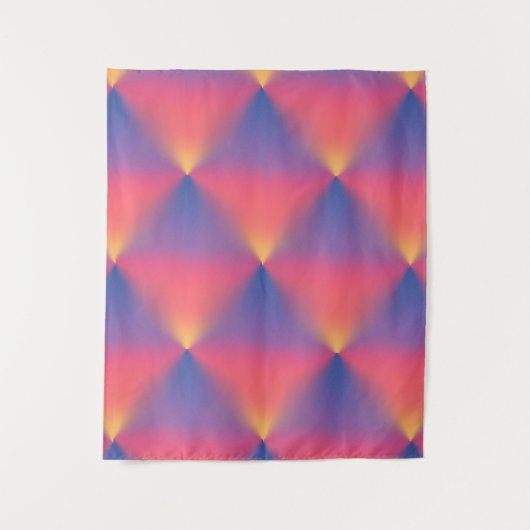 Een regenboog op zonsondergang wandkleed (Voorkant)