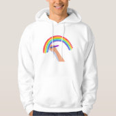 Een regenboog tekenen hoodie (Voorkant)
