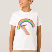 Een regenboog tekenen t-shirt (Voorkant)