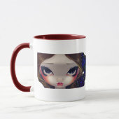 Een regenboog van buiken mok (Links)