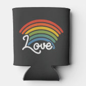 Een regenboog van liefde blikjeskoeler (Achterkant)