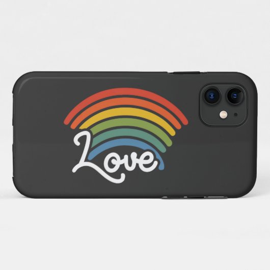 Een regenboog van liefde Case-Mate iPhone case (Achterkant (horizontaal))