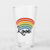 Een regenboog van liefde glas (Voorkant)