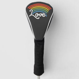 Een regenboog van liefde golfheadcover