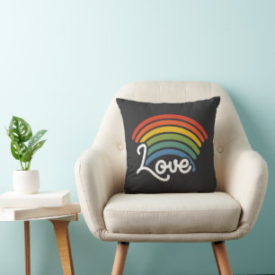 Een regenboog van liefde kussen