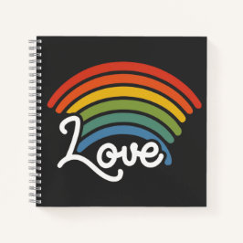 Een regenboog van liefde notitieboek
