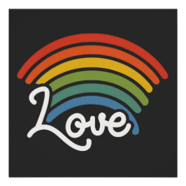 Een regenboog van liefde perfect poster