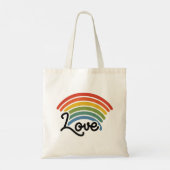 Een regenboog van liefde tote bag (Achterkant)