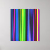Een regenboog van strepen - LGBTQIA Canvas Afdruk (Voorkant)
