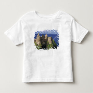 Een regenboogaanval op de middeleeuwse Dunluce Cas Kinder Shirts