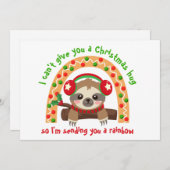 Een regenboogmeester voor je sturen feestdagenkaart (Voorkant / Achterkant)