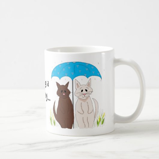 Een regendag delen... koffiemok (Rechts)