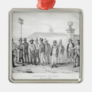 Een regering-Jail Gang Metalen Ornament
