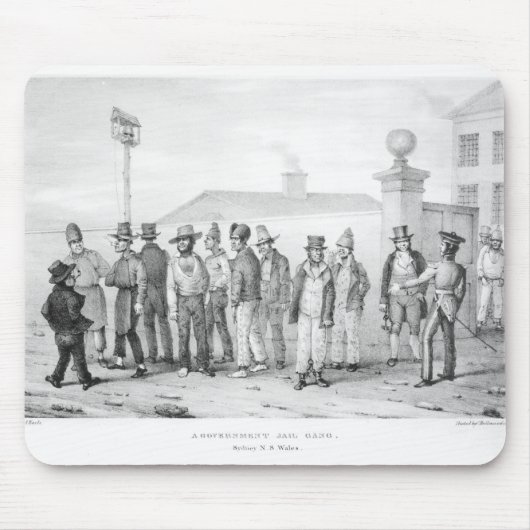 Een regering-Jail Gang Muismat (Voorkant)