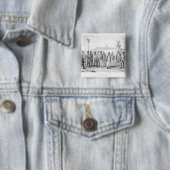 Een regering-Jail Gang Vierkante Button 5,1 Cm (In situ)