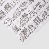 Een reis door het dorp rond de doedelen - tissuepa tissuepapier (Detail)