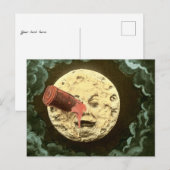 Een reis naar de film Moon  1902 nog Briefkaart (Voorkant / Achterkant)