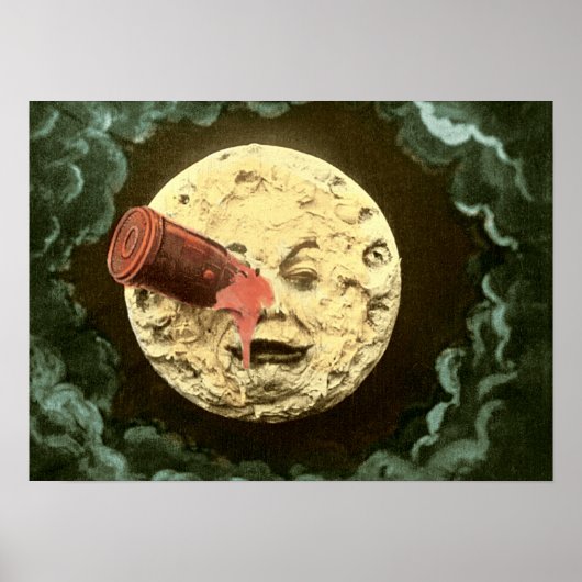 Een reis naar de film Moon  1902 nog Poster (Voorkant)