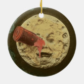  een reis naar de film Moon Silent Keramisch Ornament (Achterkant)