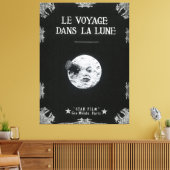 Een reis naar de  film van de Moon Canvas Afdruk (Insitu (Woonkamer))