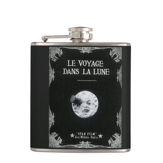 Een reis naar de  film van de Moon Heupfles (Voorkant)