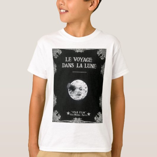 Een reis naar de  film van de Moon T-shirt (Voorkant)
