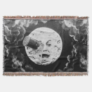 Een reis naar de  Franse film Moon Retro Deken
