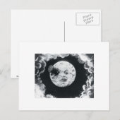 Een reis naar de maan 1902 briefkaart (Voorkant / Achterkant)