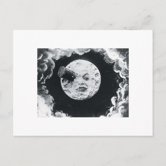 Een reis naar de maan 1902 briefkaart (Voorkant)