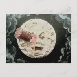 Een reis naar de maan briefkaart