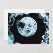 Een reis naar de maan briefkaart (Voorkant / Achterkant)