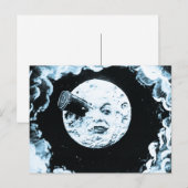 Een reis naar de maan briefkaart (Voorkant / Achterkant)