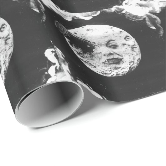 Een reis naar de maan cadeaupapier (Rol Hoek)