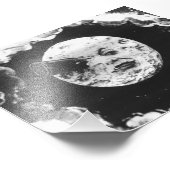 Een reis naar de maan foto afdruk (Hoek)