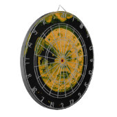 Een reis naar de maan (Gold Tone) Dartbord (Voorkant Links)