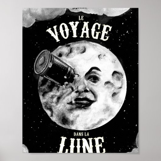 Een reis naar de maan (Le Voyage Dans La Lune) Poster (Voorkant)