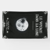 Een reis naar de maan Le Voyage Dans La Lune Retro Spandoek (Horizontaal)