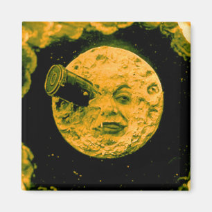 Een reis naar de maan magneet