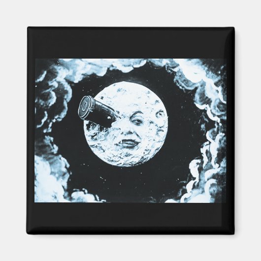 Een reis naar de maan magneet (Voorkant)