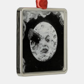 Een reis naar de maan metalen ornament (Rechts)