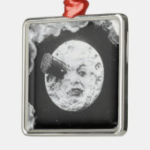 Een reis naar de maan metalen ornament (Links)