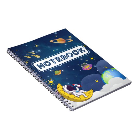 Een reis naar de maan notitieboek (Rechterzijde)