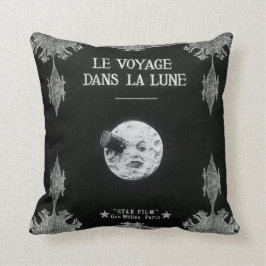 Een reis naar de maan of Le Voyage dans la Lune Re Kussen