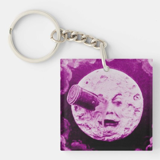 Een reis naar de maan of Le Voyage dans la Lune Re Sleutelhanger (voorkant)